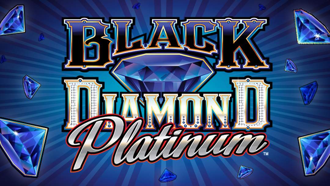 Black diamond platinum game logo