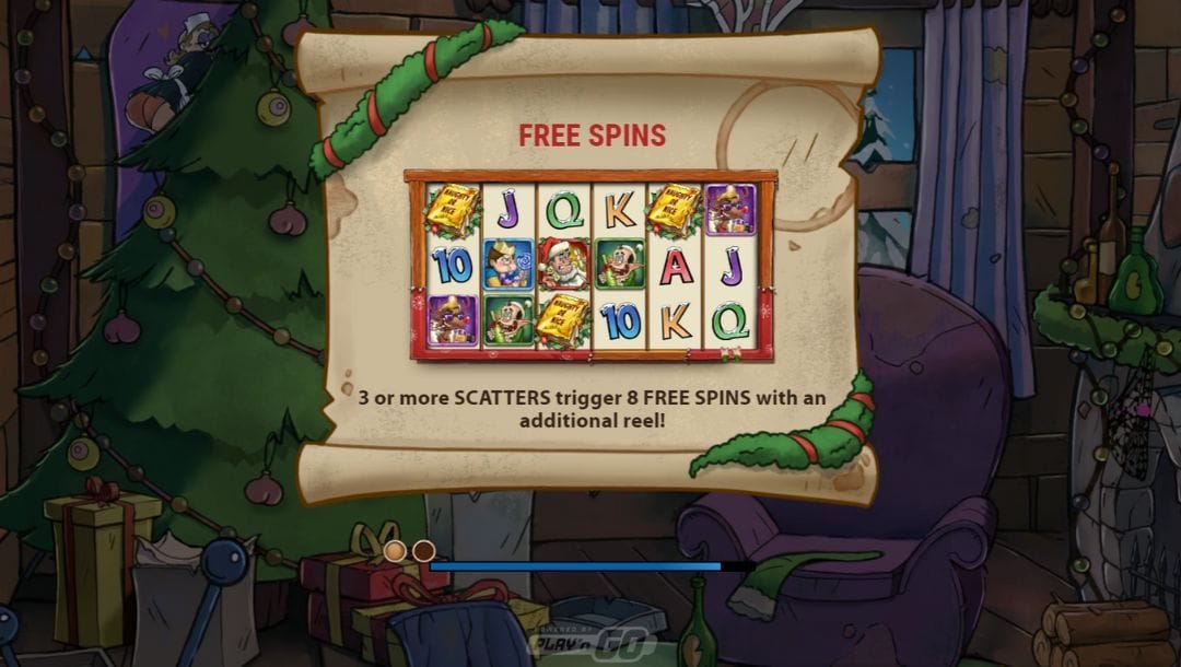 Naughty Nick's Book Casino Game Review Screenshot of Naught Nick’s Book online slot game, showing the loading screen.