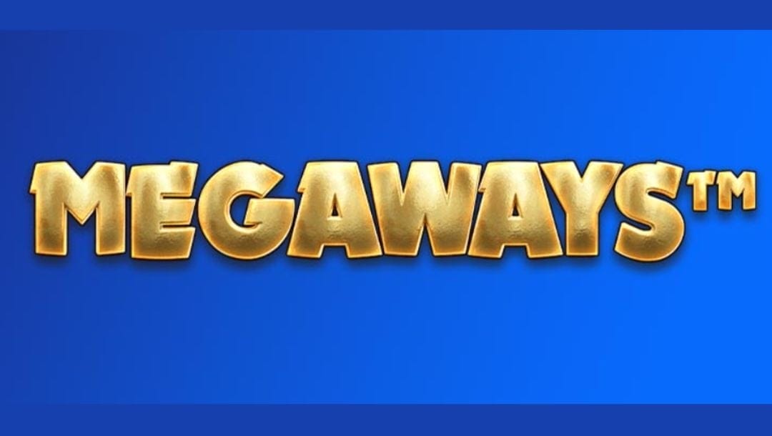 The Megaways ™ logo on a blue background.