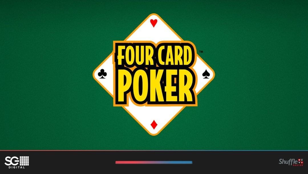 The title screen for Four Card Poker.