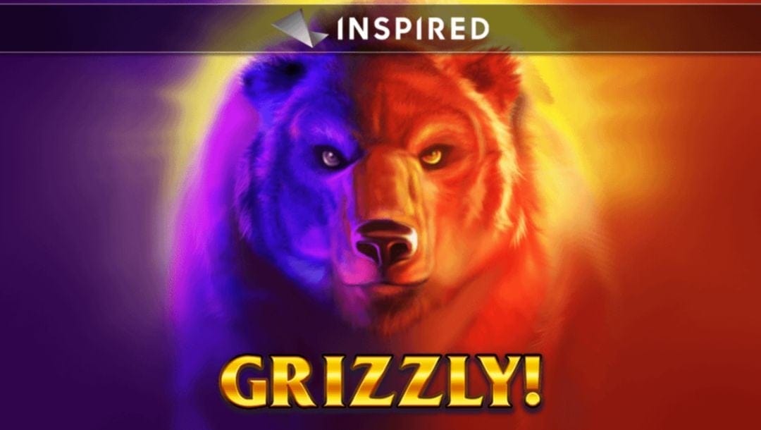 The title screen of the Grizzly! slot game by Inspired Gaming.