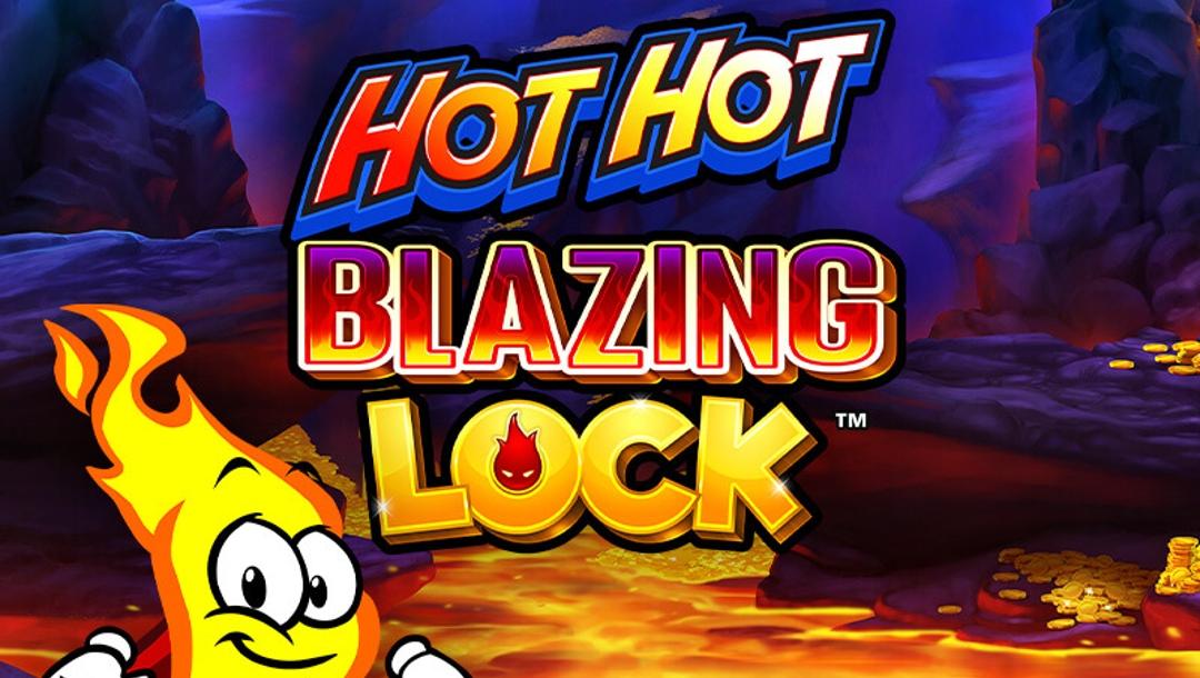 Title page for online slot Hot Hot Blazing Lock by Light & Wonder
