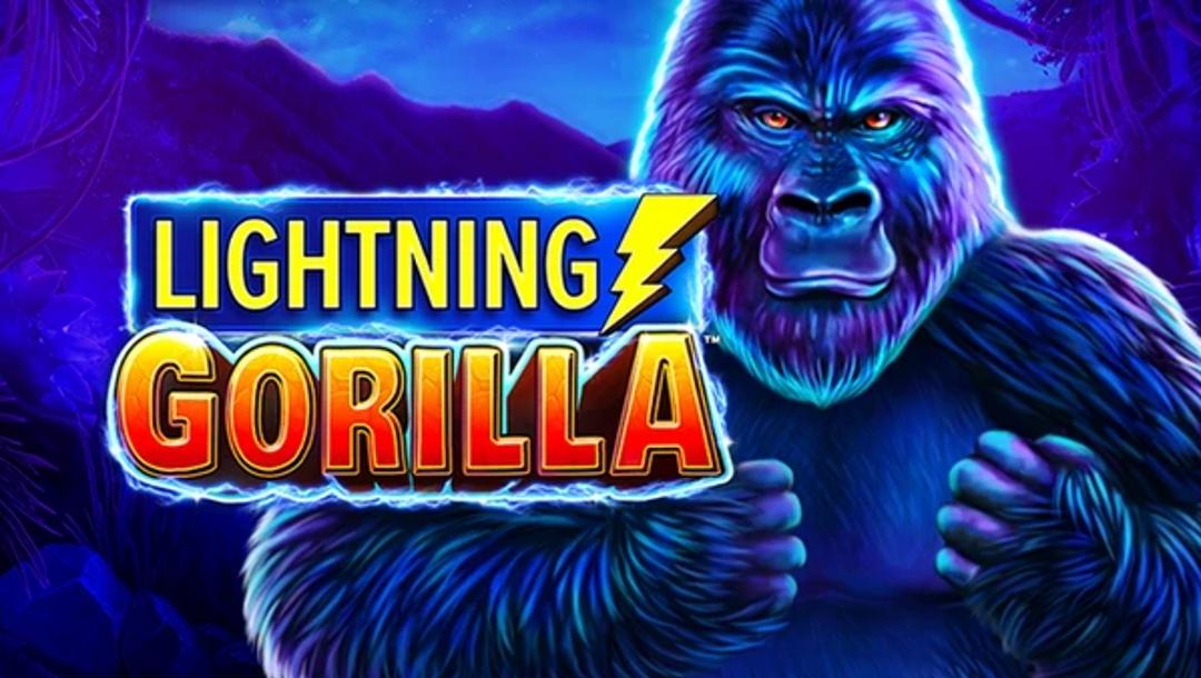 Title page in online slot Lightning Gorilla by Lightning Box