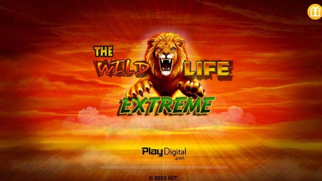The Wild Life Extreme online slot loading screen.