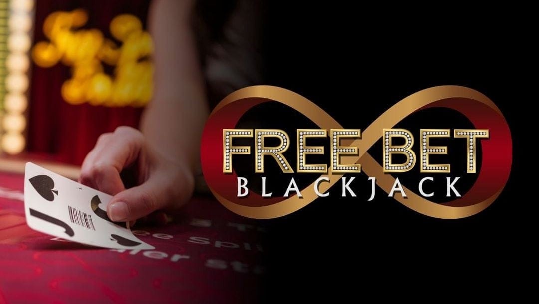 Free Bet Blackjack loading screen.