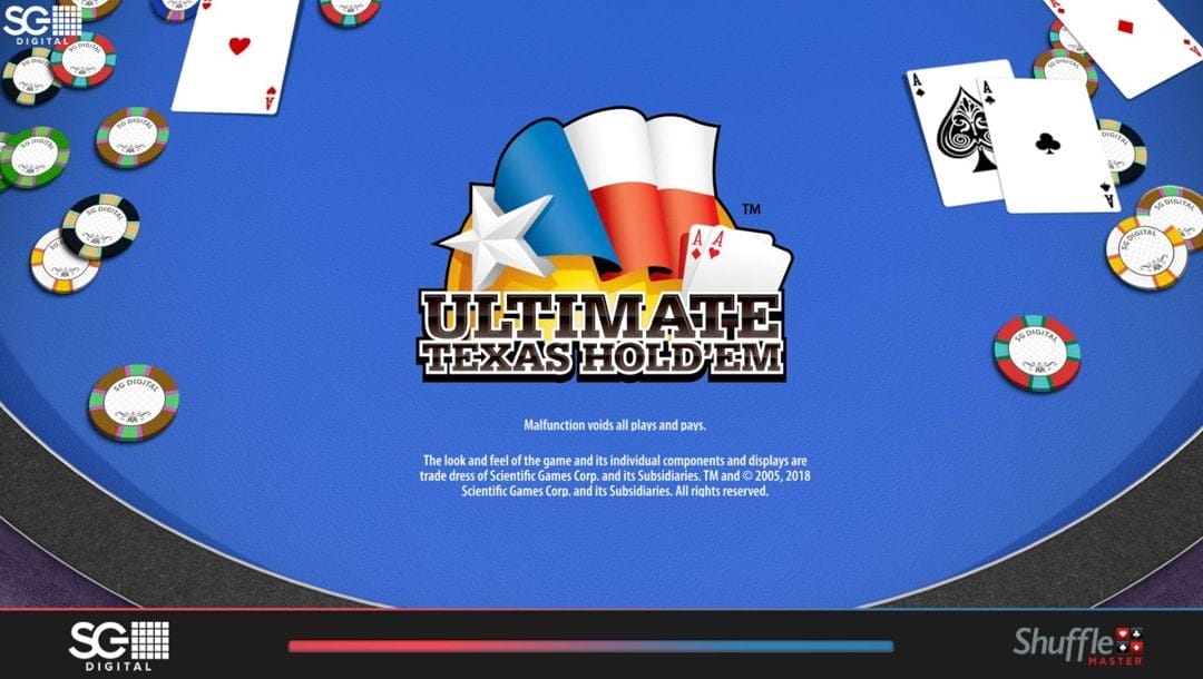 The Ultimate Texas Hold’em loading screen.