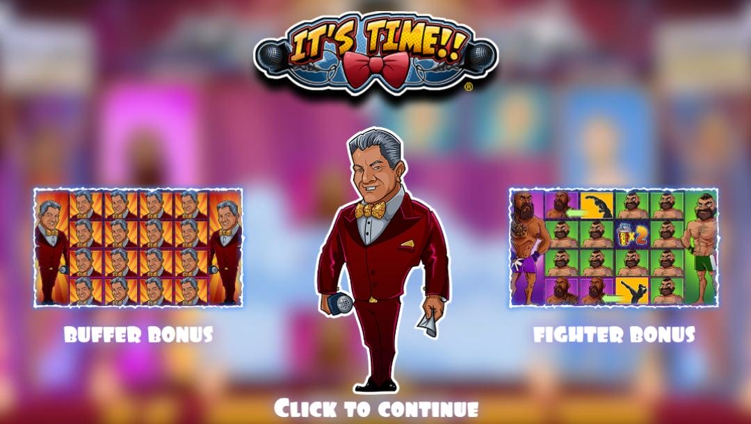 It’s Time casino game feature screen.