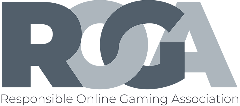 The Responsible Online Gaming Association (ROGA) logo