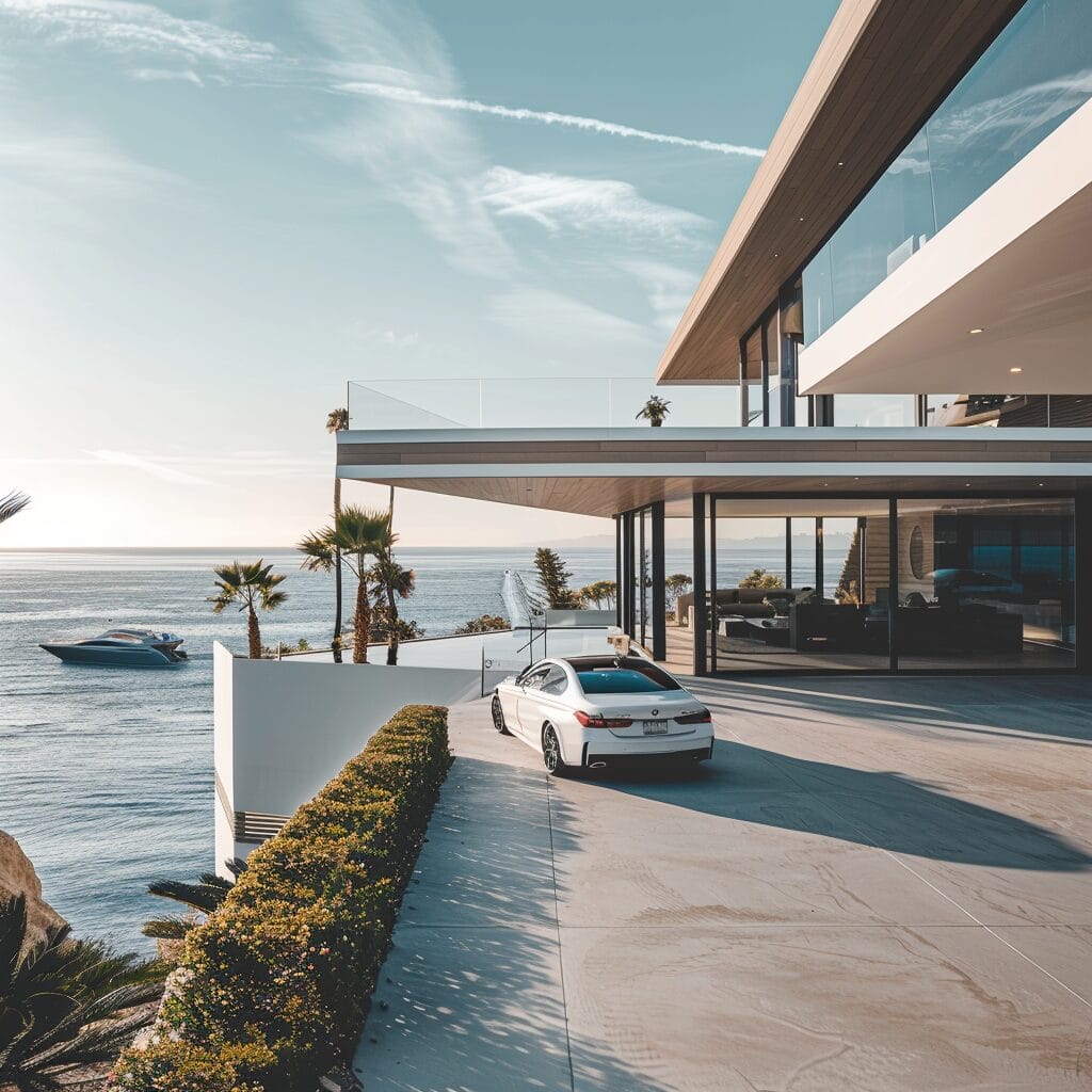 An AI developed image depicting what California residents would spend their lottery winnings on.