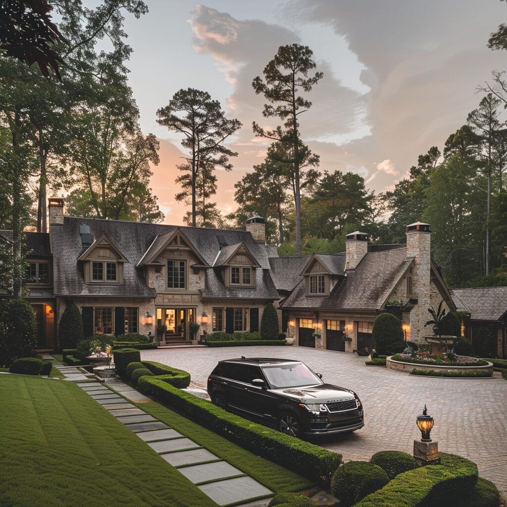 An AI developed image depicting what Georgia residents would spend their lottery winnings on