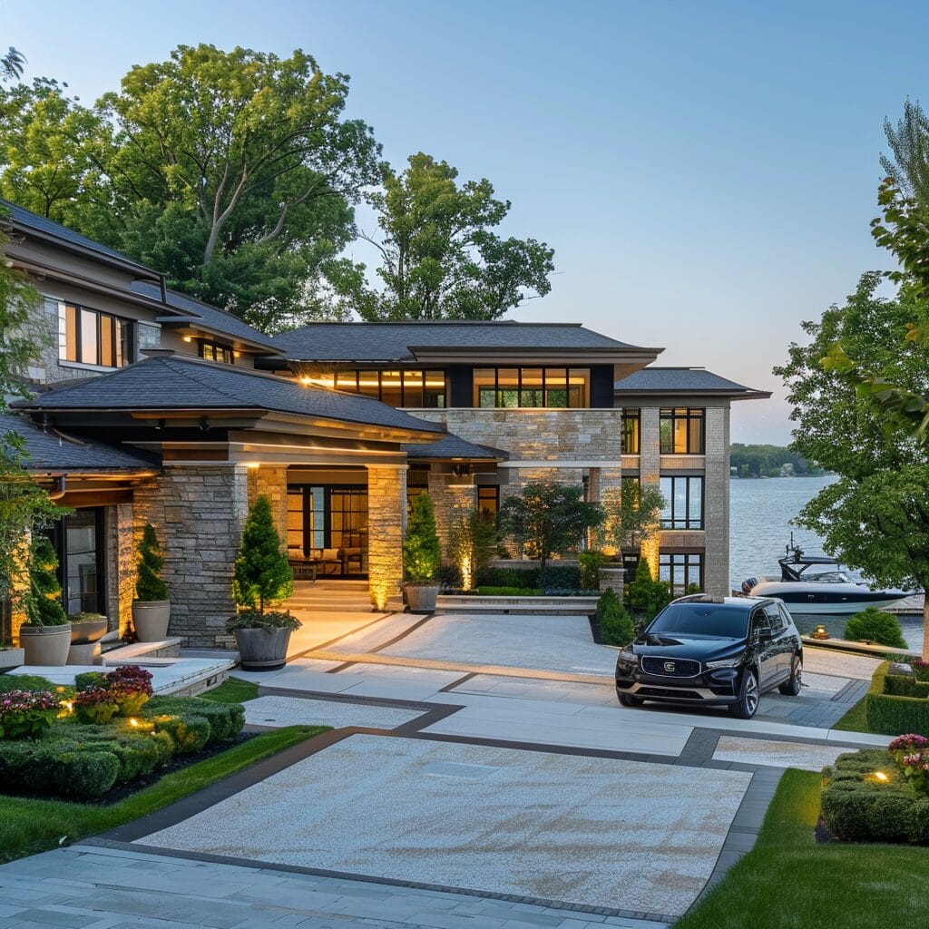 An AI developed image depicting what Illinois residents would spend their lottery winnings on.