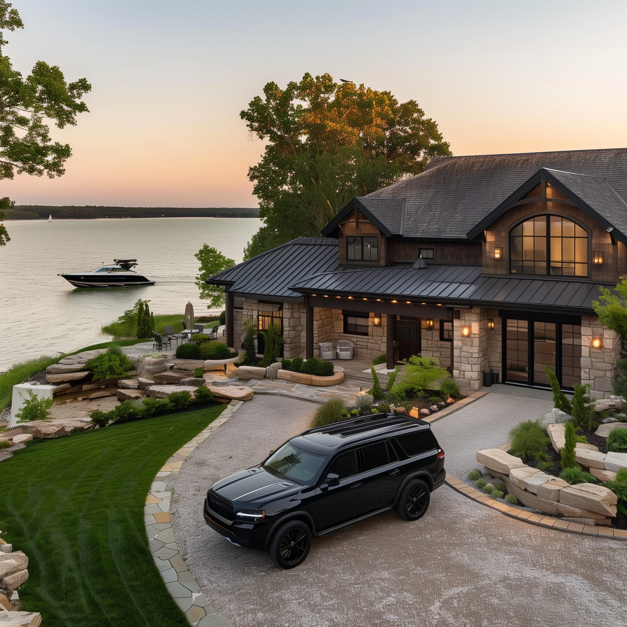 An AI developed image depicting what Iowa residents would spend their lottery winnings on