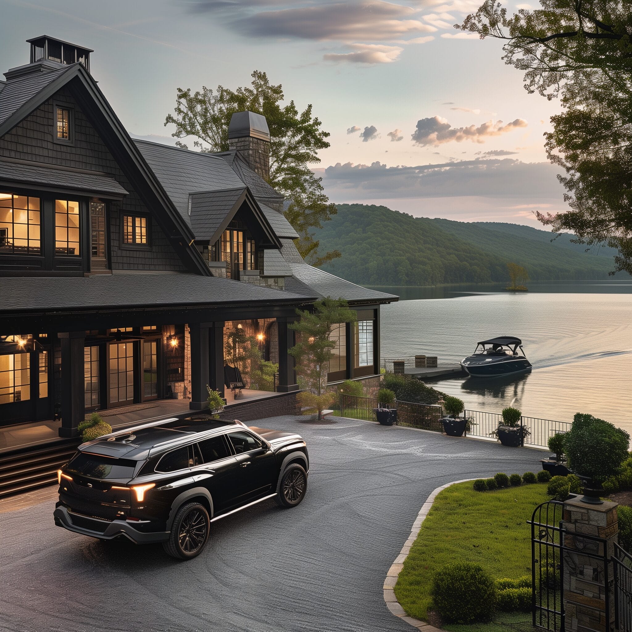 An AI developed image depicting what Kentucky residents would spend their lottery winnings on.