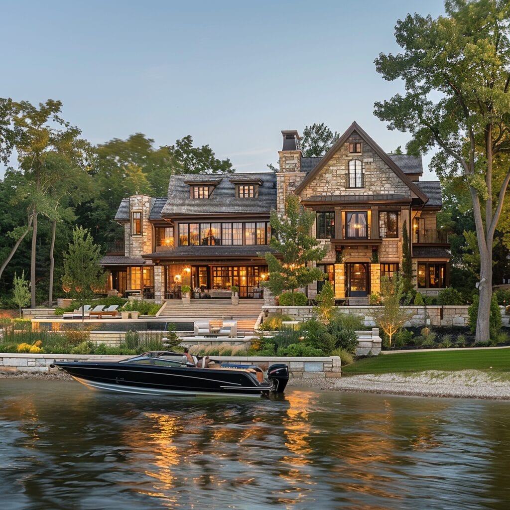 An AI developed image depicting what Wisconsin residents would spend their lottery winnings on