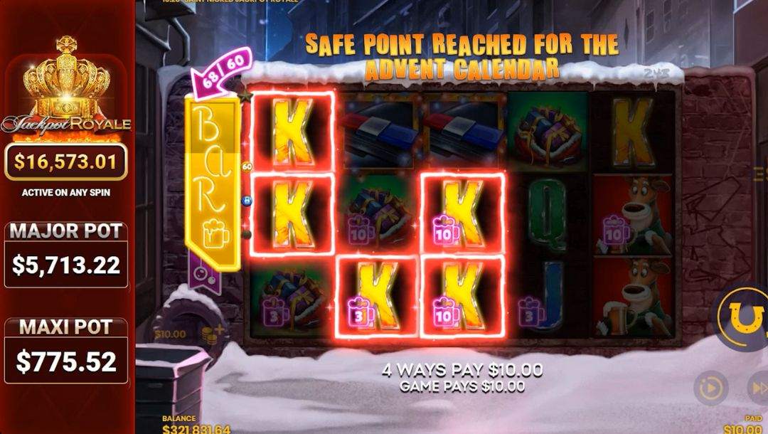 Saint Nicked Jackpot Royale: Slot Natalino com Multiplicadores e Jackpots