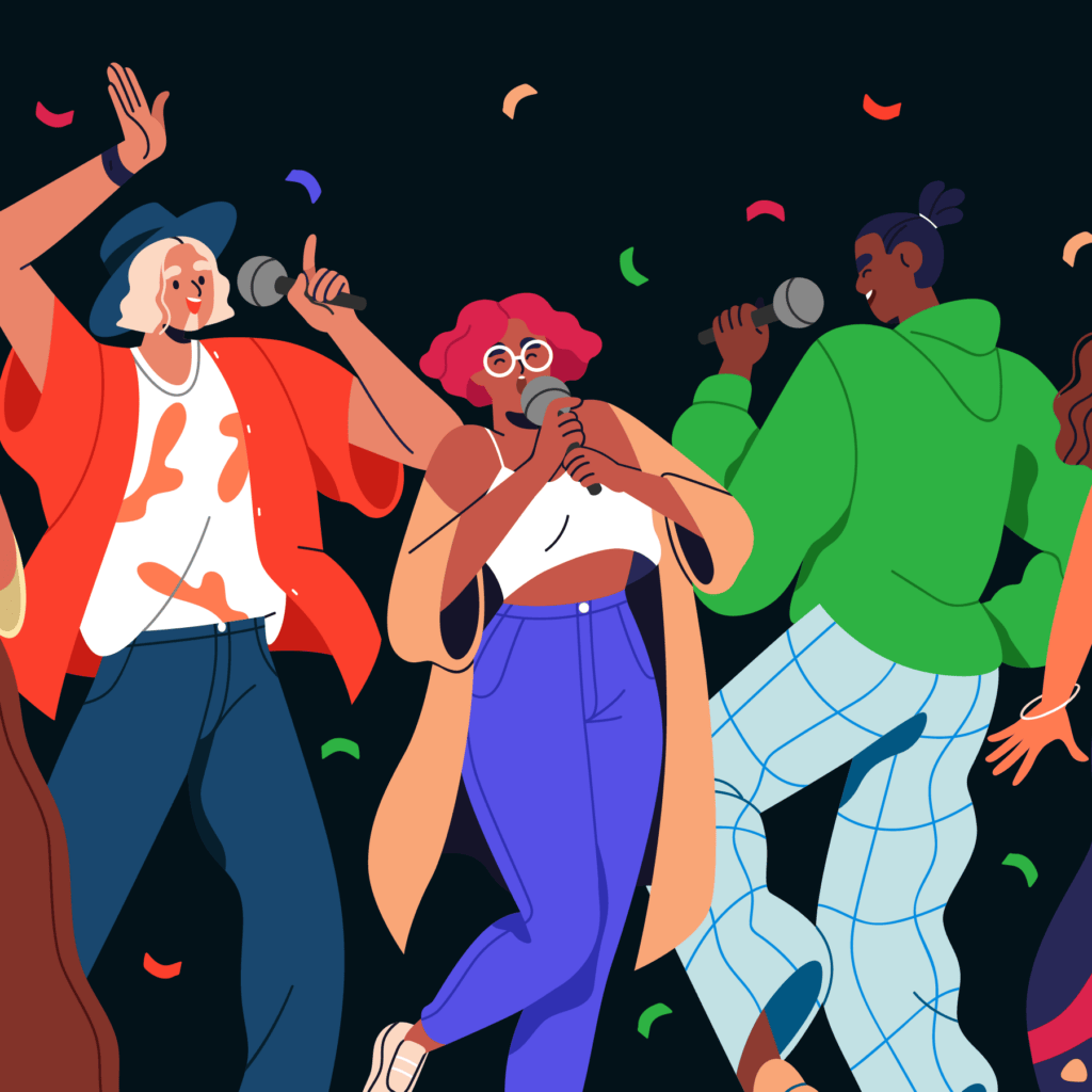 A header image for a campaign about the cities with the best karaoke